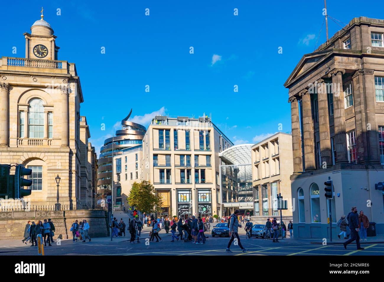 Exterior view of new St James Quarter shopping and leisure centre in ...