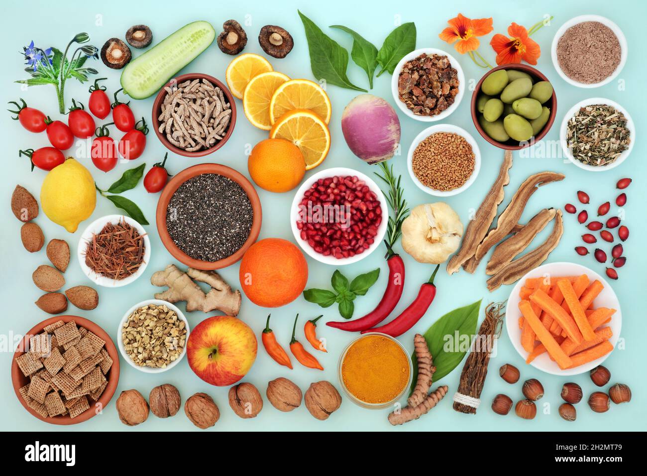 Vegetarian and vegan immune boosting foods for fitness. Health food