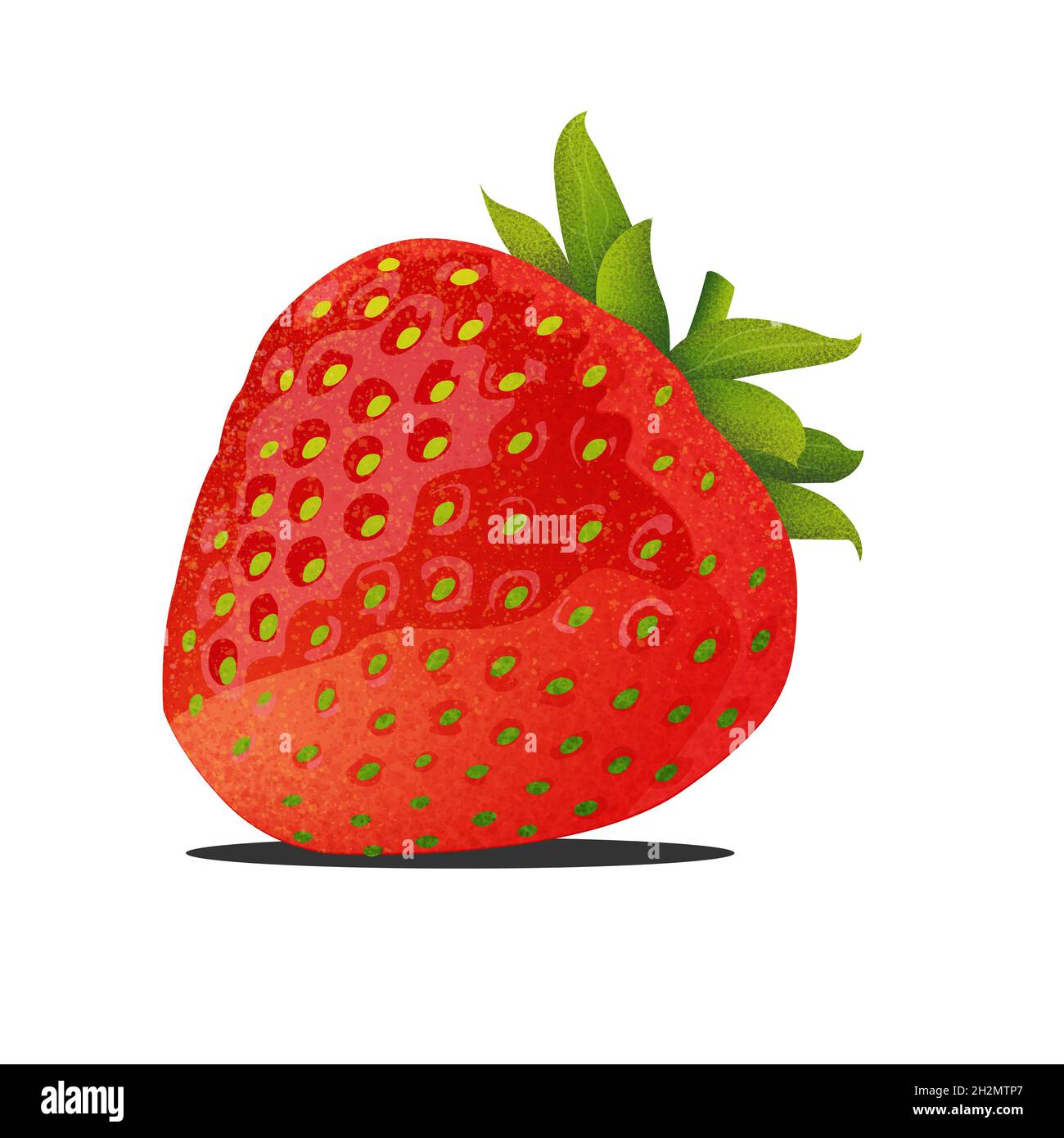 One strawberry stem hi-res stock photography and images - Alamy