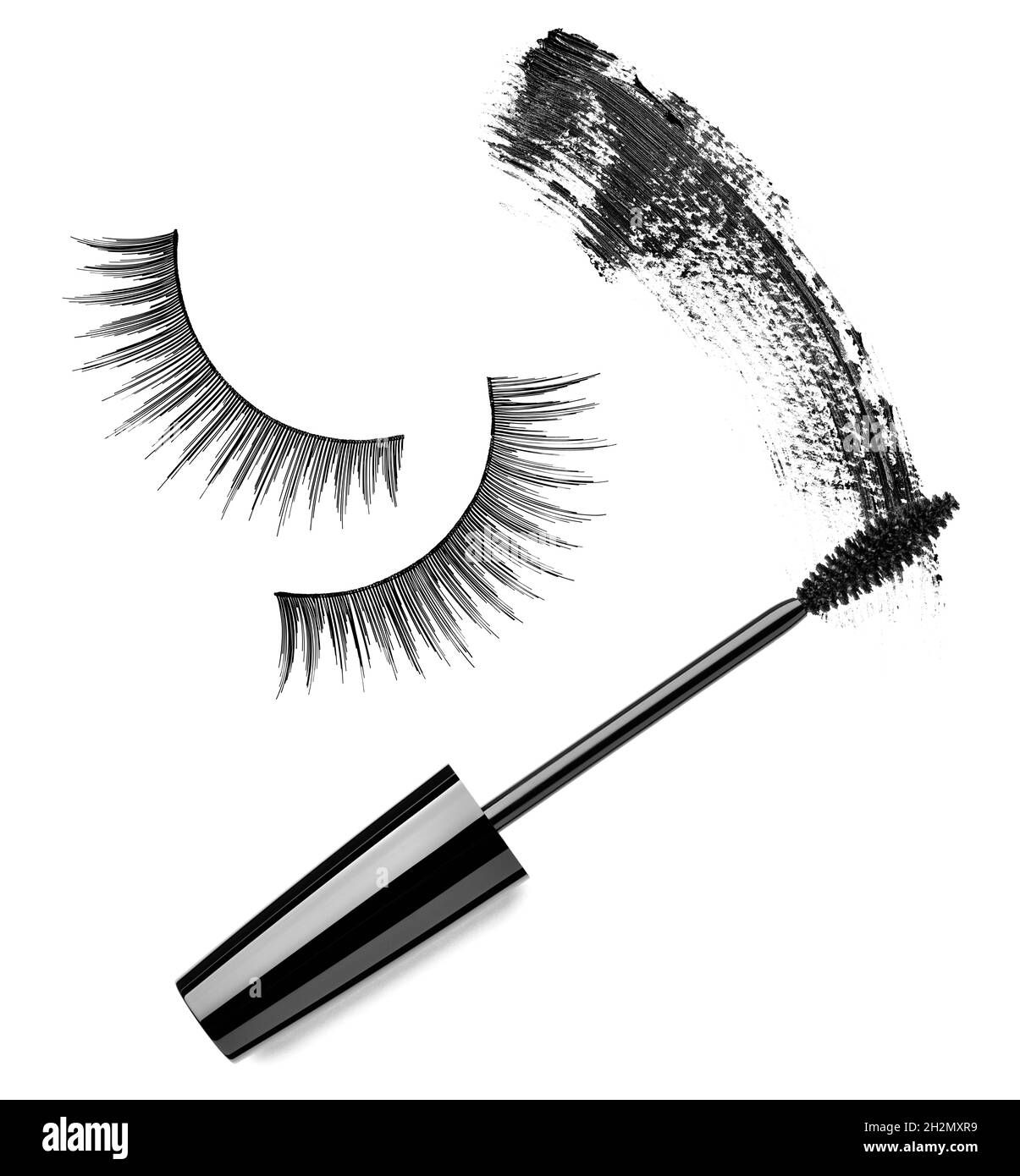 mascara eyelash make up beauty cosmetics Stock Photo
