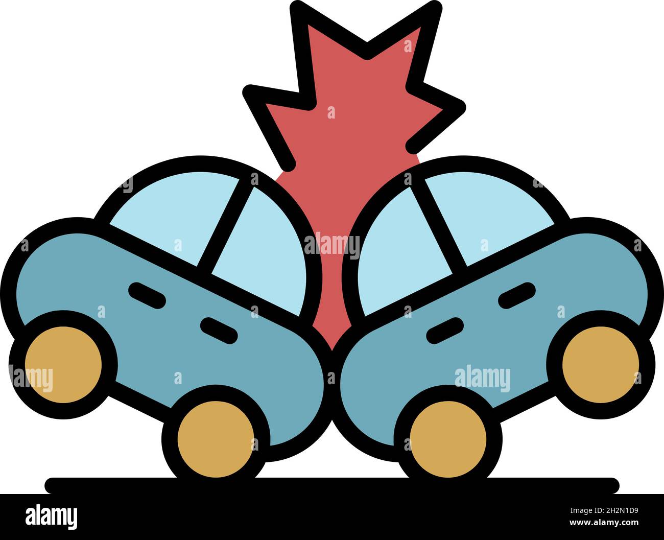 Traffic accident fatality Stock Vector Images - Alamy
