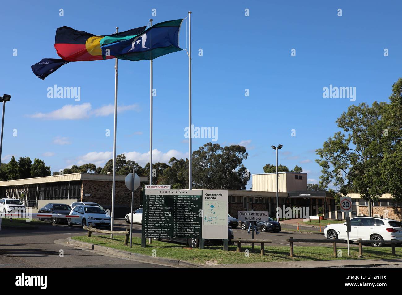 Cumberland Hospital, a public psychiatric hospital located in Westmead