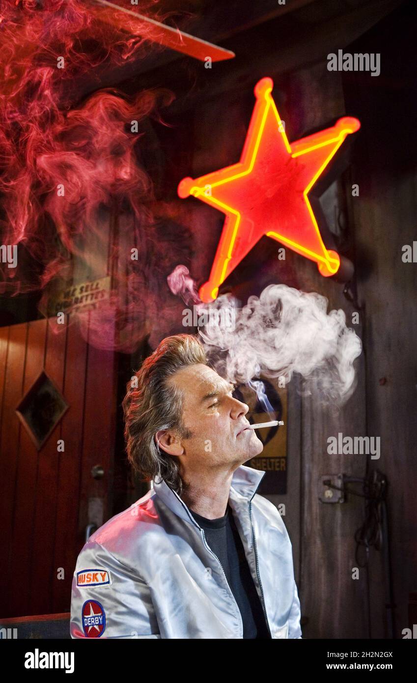 KURT RUSSELL in GRINDHOUSE (2007) -Original title: GRINDHOUSE-DEATH PROOF-, directed by QUENTIN TARANTINO. Credit: DIMENSION FILMS/A BAND APART/BIG TALK PRODUCTIONS/DARTMOUTH / Album Stock Photo