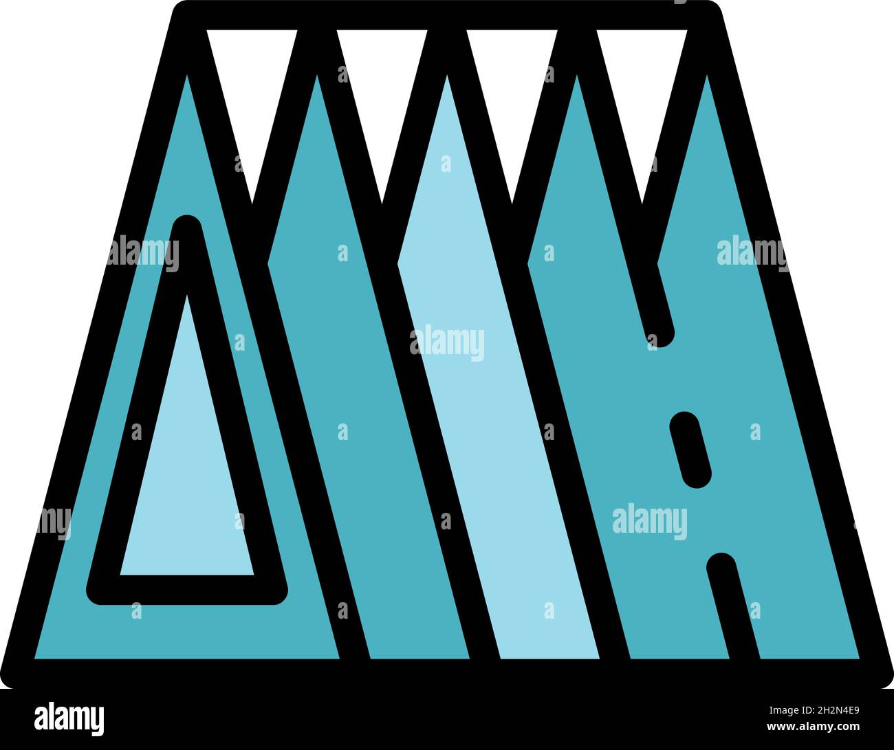 Construction materials icon. Outline construction materials vector icon