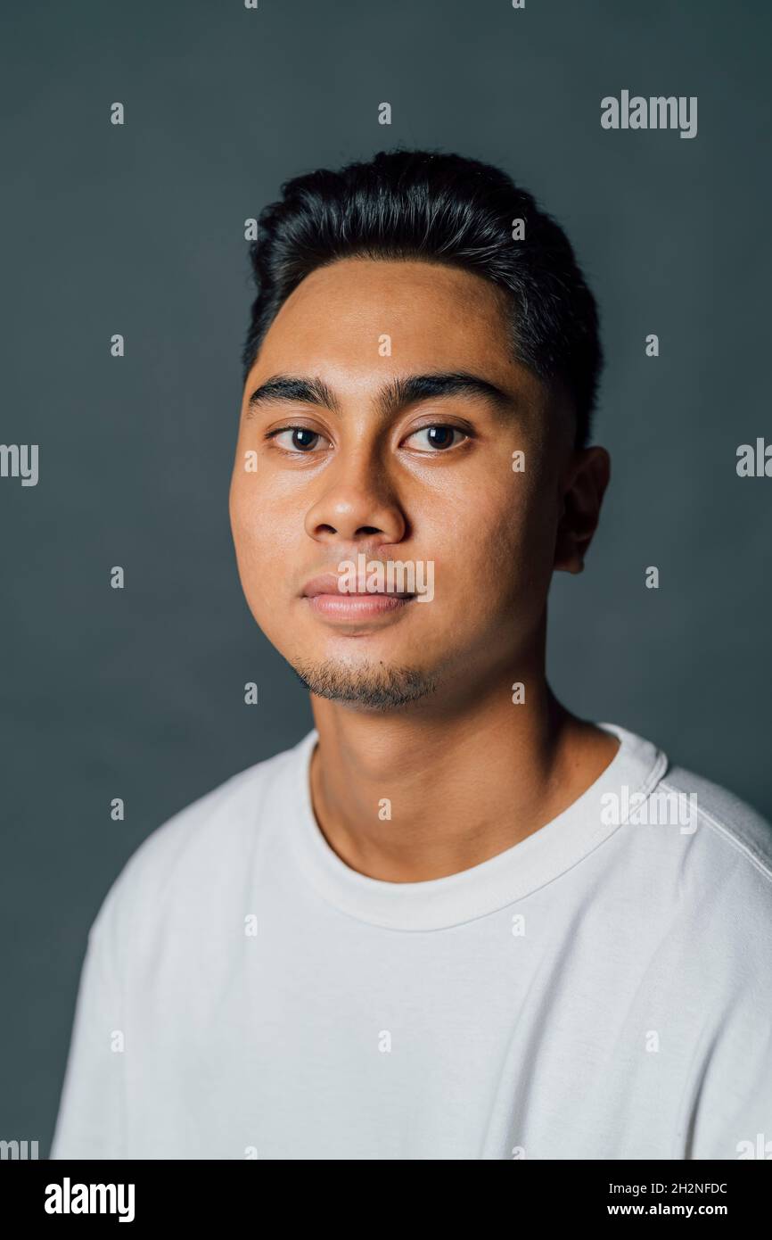 Black man white t shirt hi-res stock photography and images - Alamy