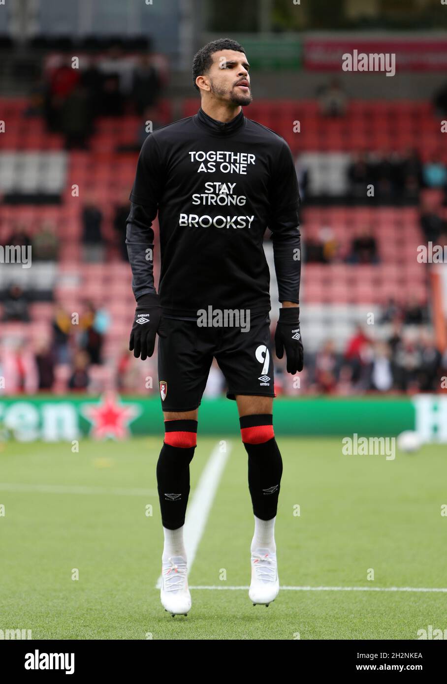 AFC Bournemouth's Arnaut Danjuma (right) scores their side's third goal of  the game during the Sky Bet Championship match at Vitality Stadium,  Bournemouth. Picture date: Tuesday March 16, 2021 Stock Photo - Alamy