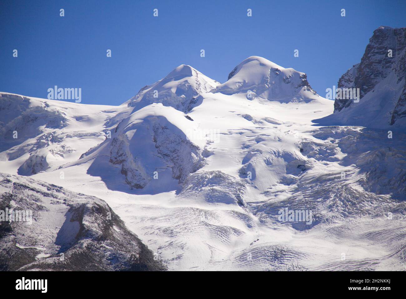 Alps, Switzerland, Valais, Zermatt, Gornergrat, Castor and Pollux