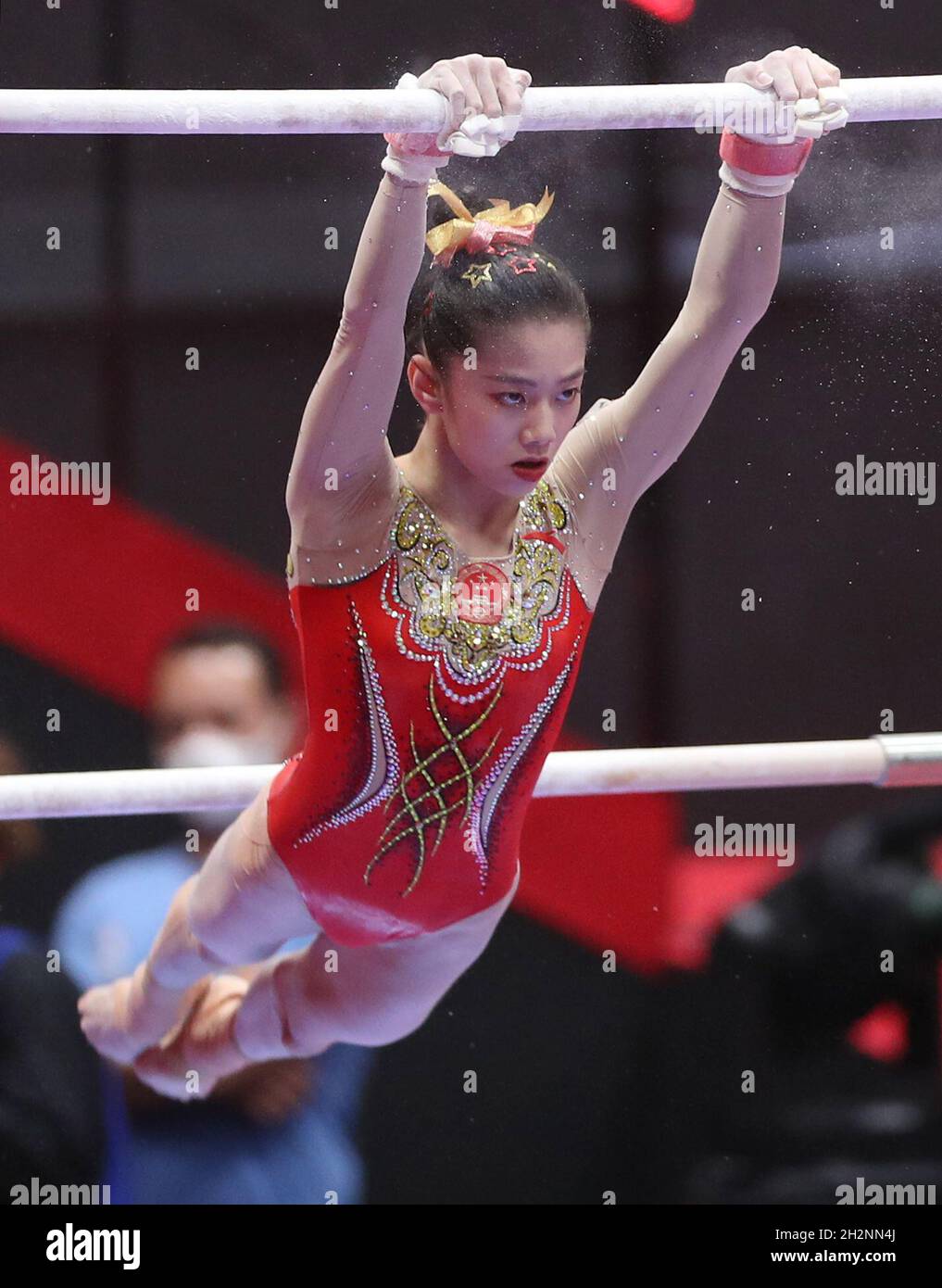 Kitakyushu, Japan. 23rd Oct, 2021. Wei Xiaoyuan of China competes ...