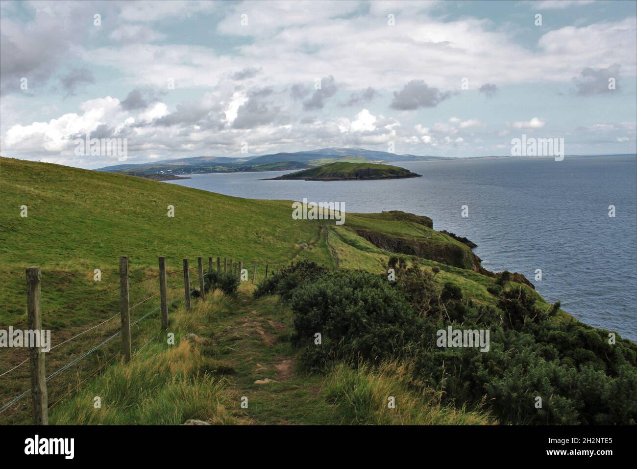 Balcary Bay Coast Path - Scotland Stock Photo - Alamy