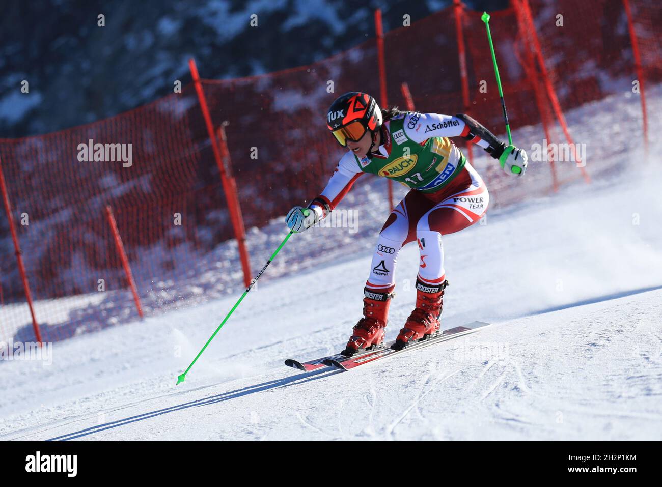 Solden, Austria. 23rd Oct, 2021. Alpine Ski World Cup 2021-2022: 1st Women Giant Slalom opening race as part of the Alpine Ski World Cup in Solden on October 23, 2021; Stephanie Brunner (AUT) (Photo by Pierre Teyssot/ESPA-Images) Credit: European Sports Photo Agency/Alamy Live News Stock Photo
