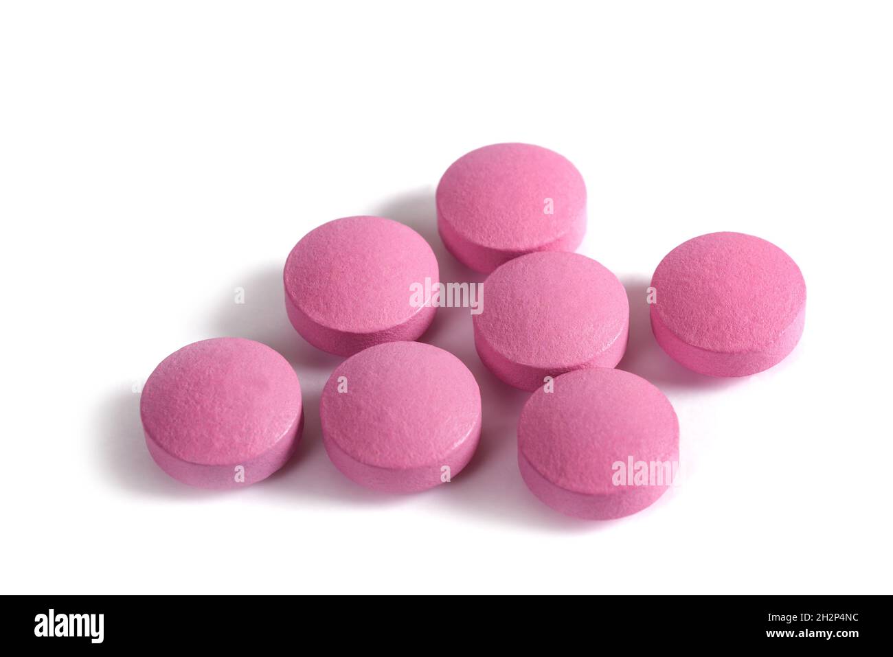 Pink tablet pill hi-res stock photography and images - Alamy