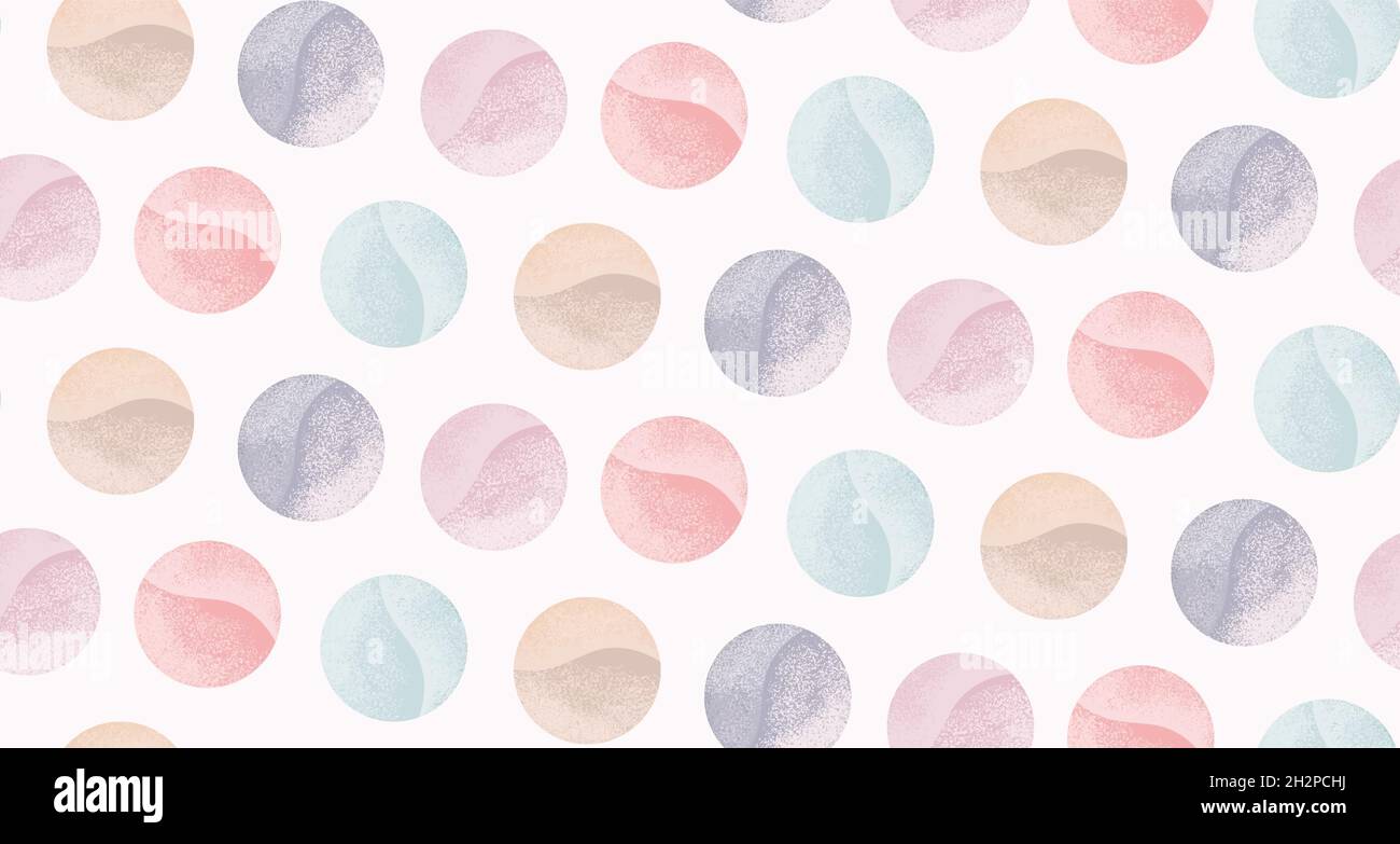 Pattern, multicolored balls. Soft color Stock Vector