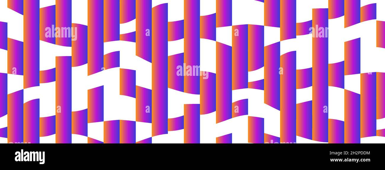 Vector seamless pattern. Abstract geometric design with colorful ...