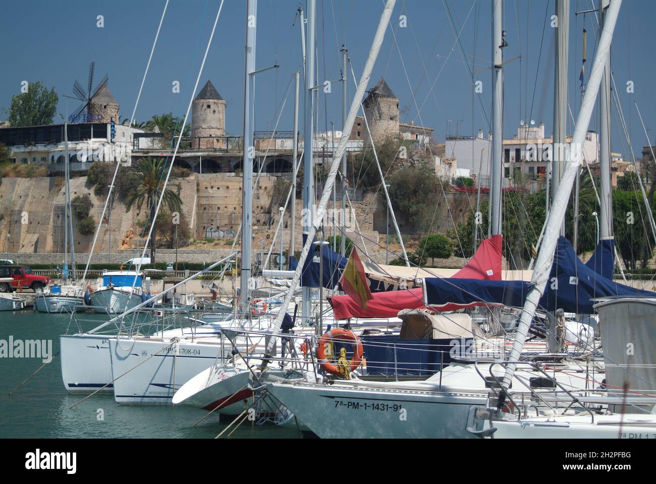 Europa, Spanien, Balearen, Mallorca, Palma, Yachthafen