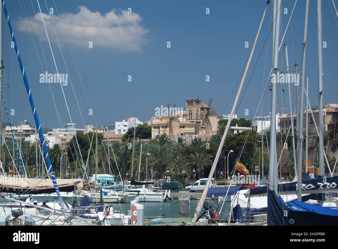 Europa, Spanien, Balearen, Mallorca, Palma, Yachthafen