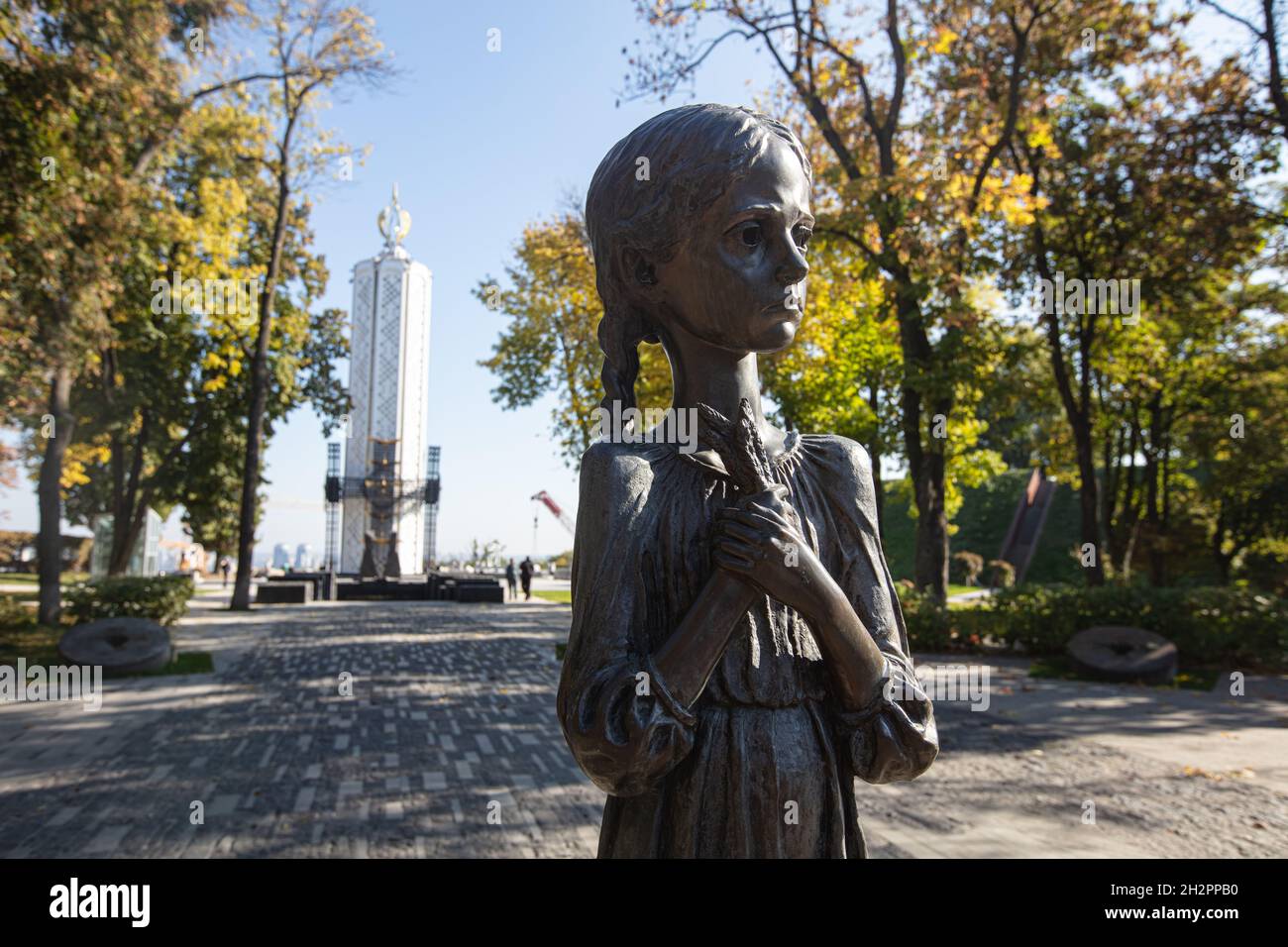 Kyiv, Ukraine - October 6, 2021: Holodomor Victims Memorial Complex In ...