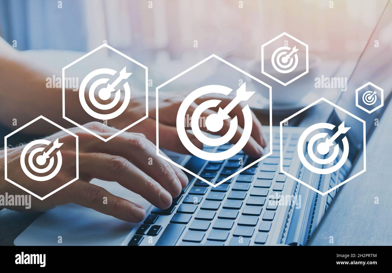 business purpose or goal, strategy planning concept Stock Photo Alamy