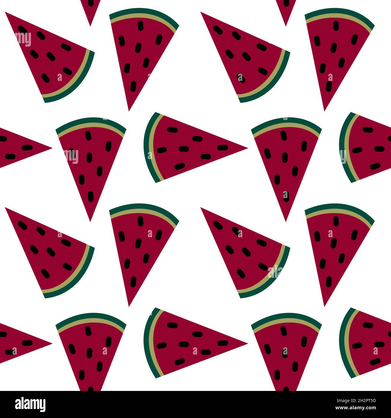 Seamless fruit pattern with watermelon for fabrics and textiles Stock ...