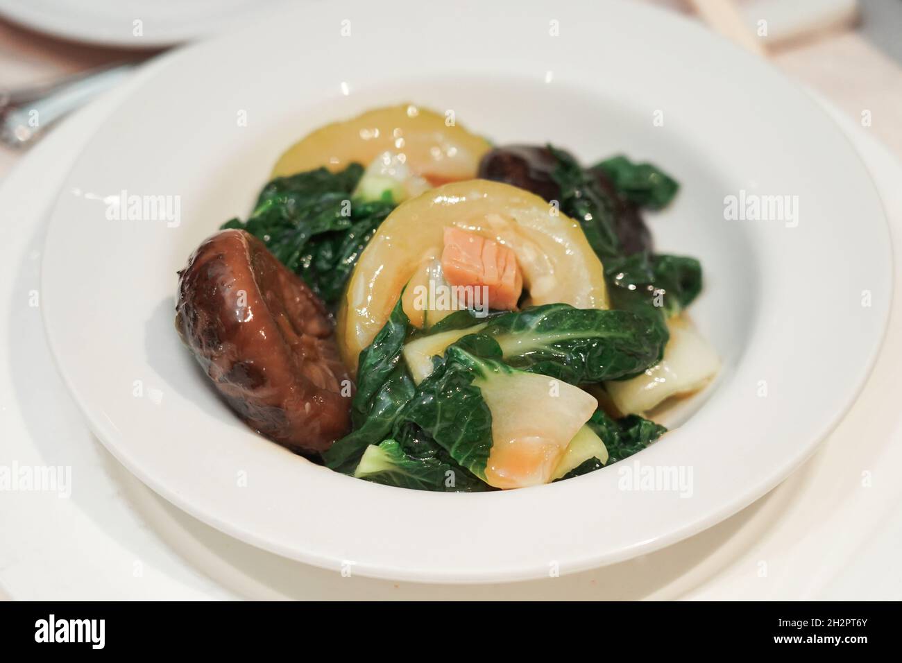 chinese dish winter melon mushroom asian vegetable Stock Photo Alamy