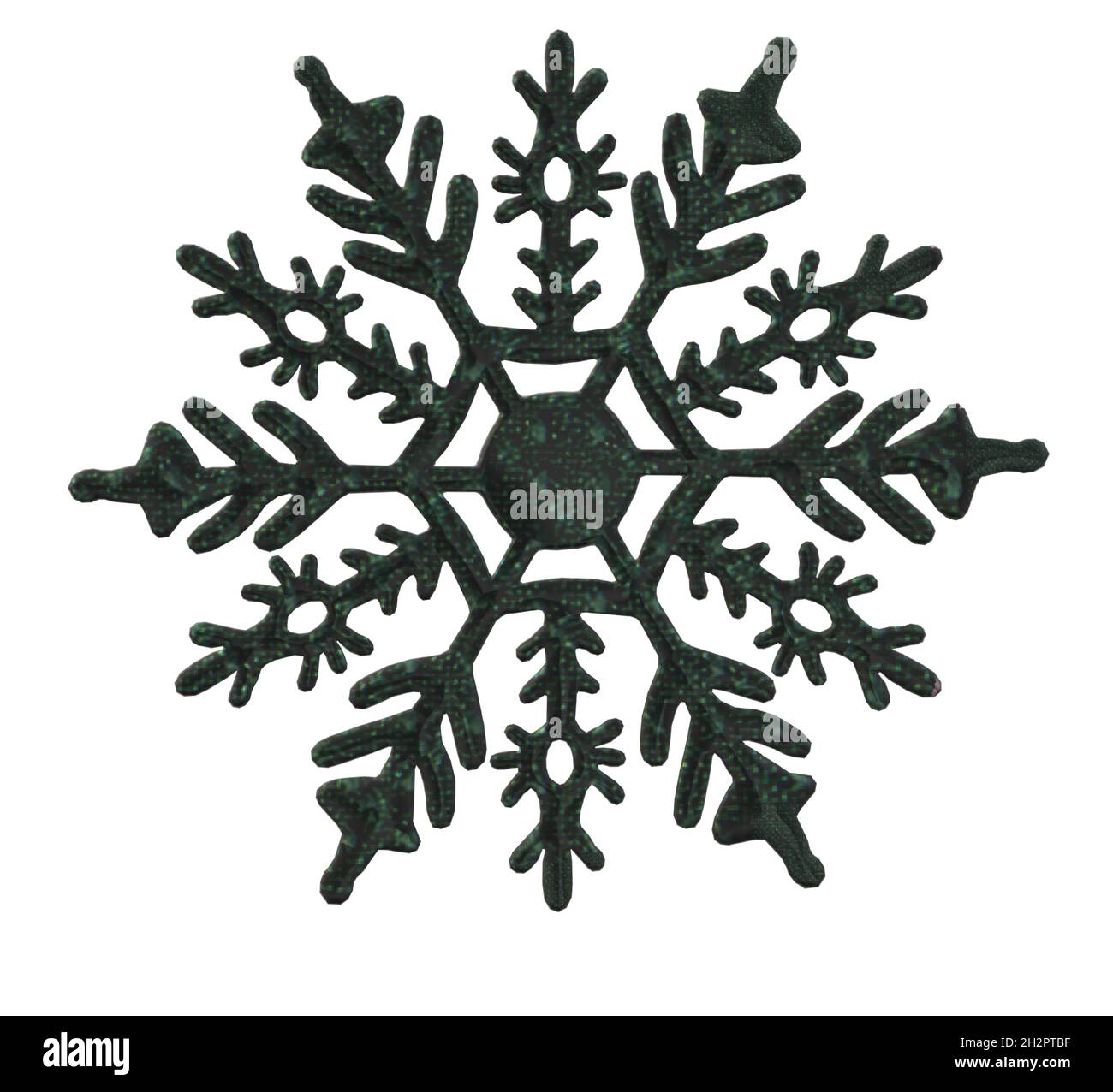 Snowflake Ornament Christmas Decoration Stock Vector