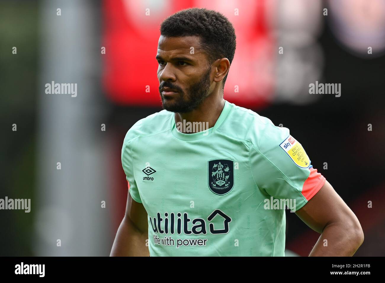 Fraizer Campbell #22 of Huddersfield Town during the game in , on 10/23 ...
