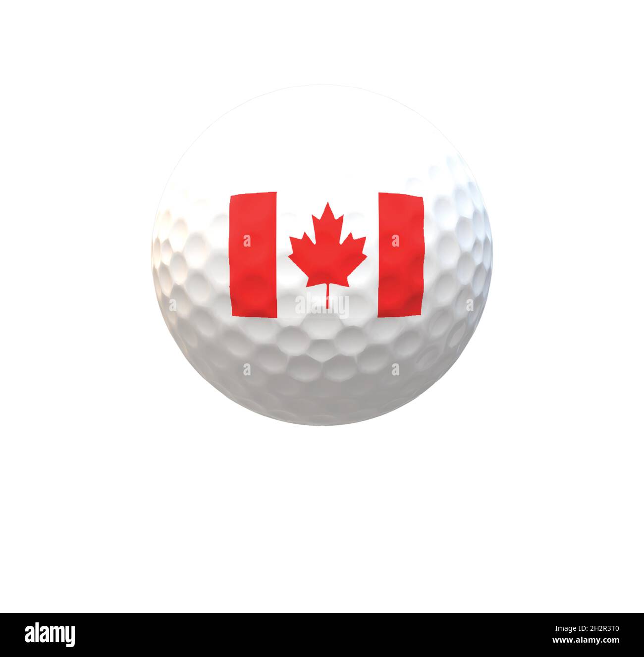 Golf Ball with Canada Flag Stock Vector Image & Art Alamy
