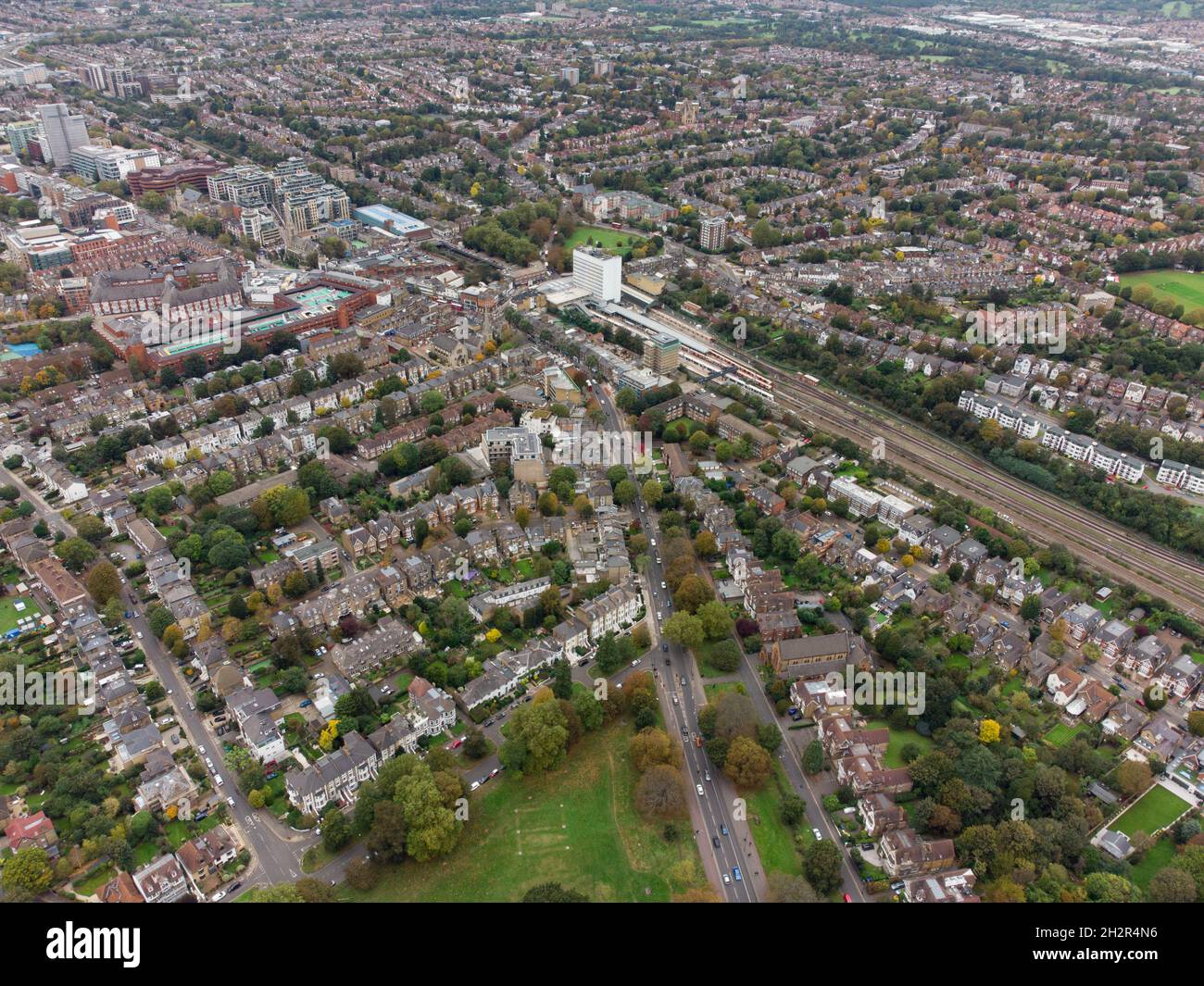 Ealing broadway station and town centre Stock Photo Alamy