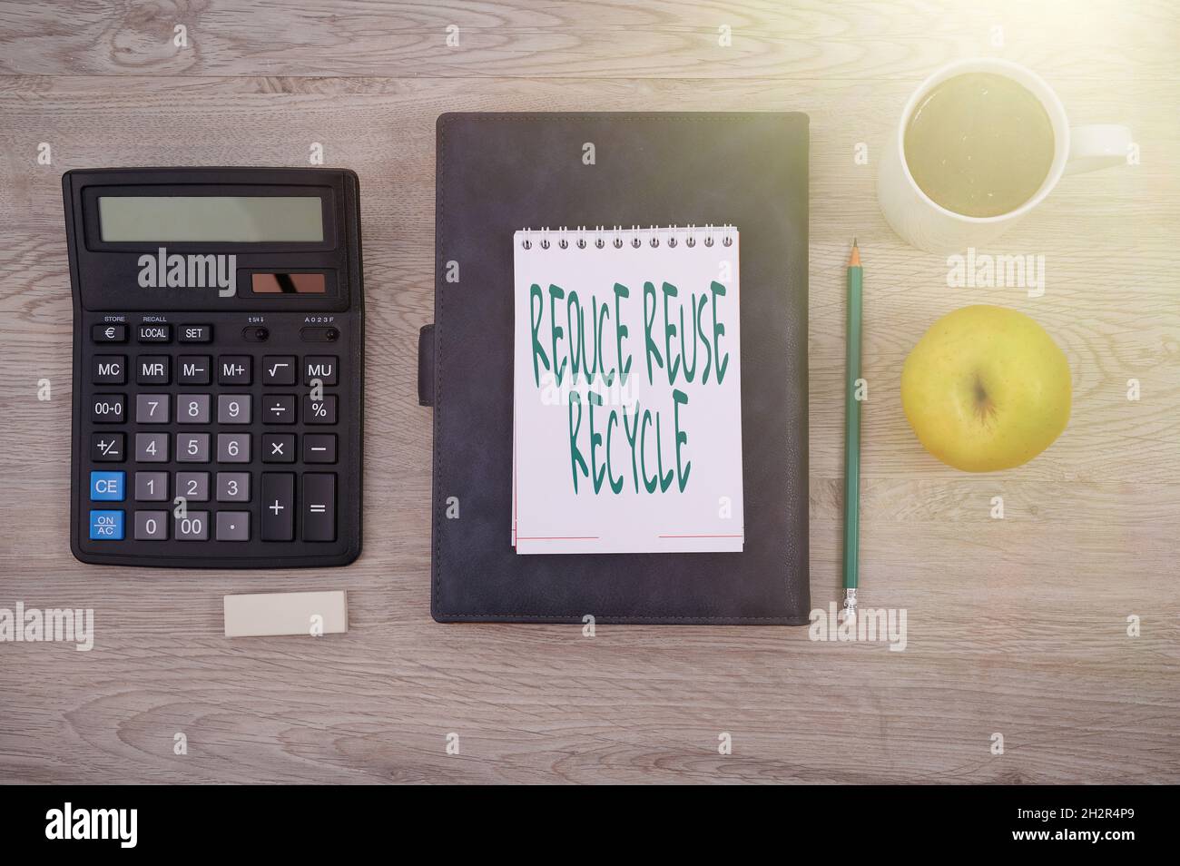 Writing displaying text Reduce Reuse Recycle. Word for ...