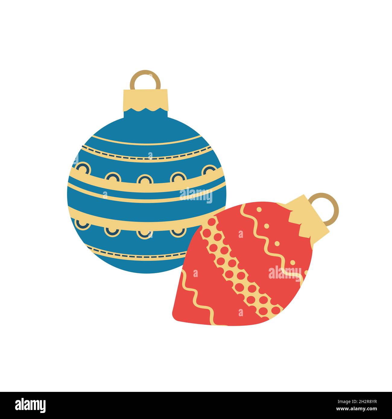 New year christmas decorative Stock Vector Images - Alamy