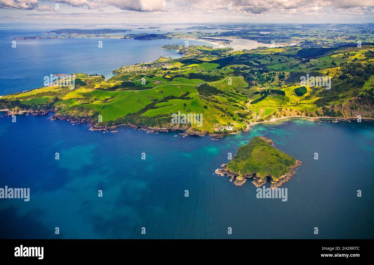 AerialRodney East CoastGoat Island Stock Photo Alamy