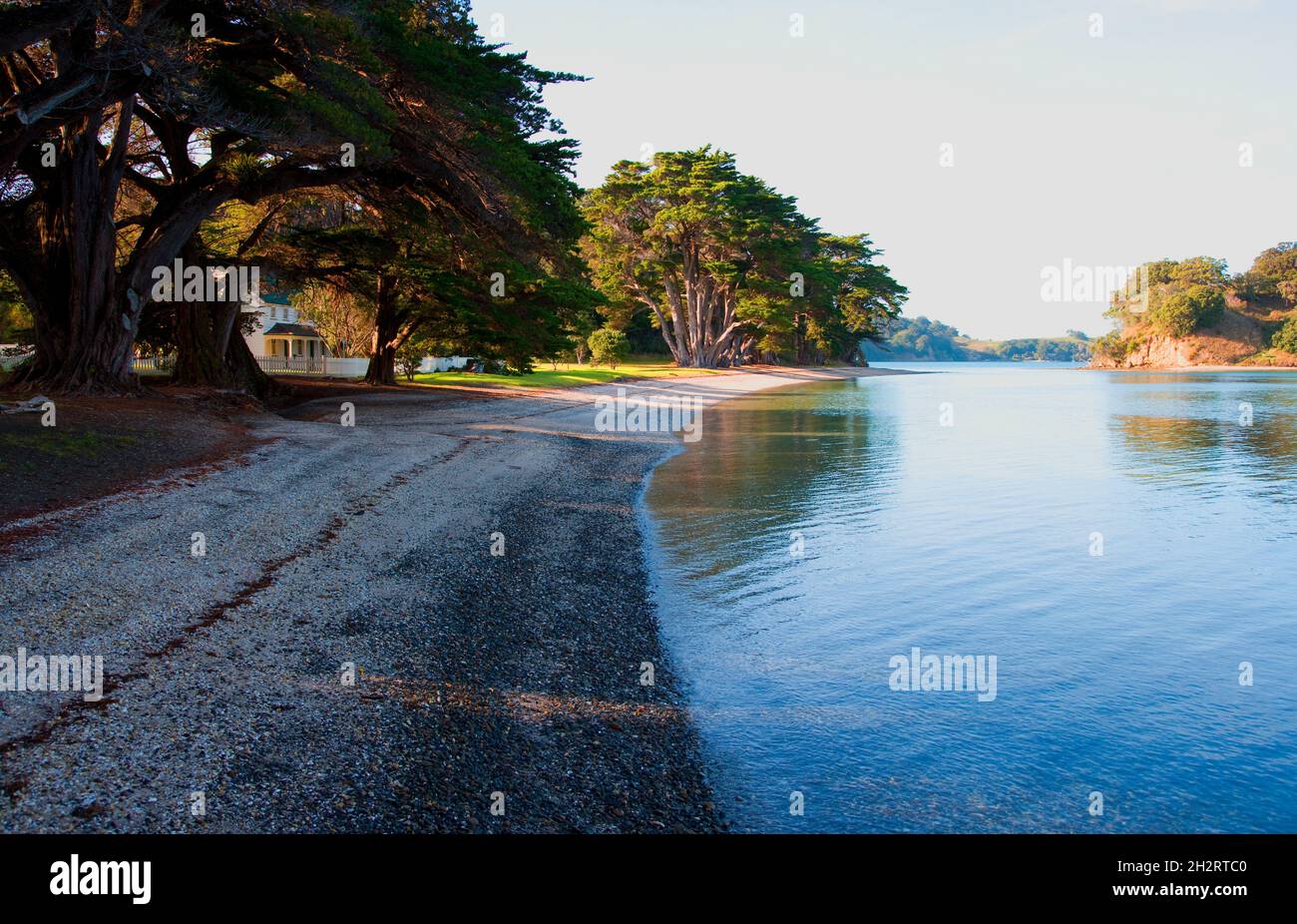 Scotts LandingThe Beach at Scotts Landing Stock Photo Alamy
