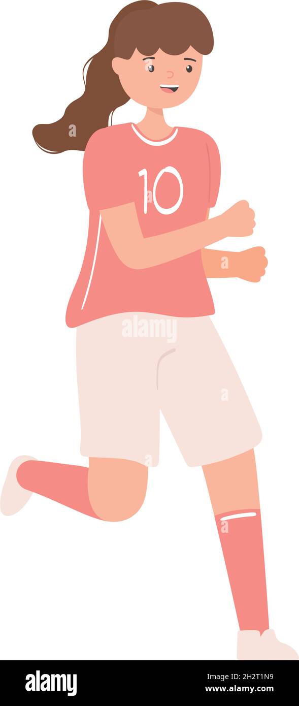 sporty girl in uniform Stock Vector Image & Art - Alamy