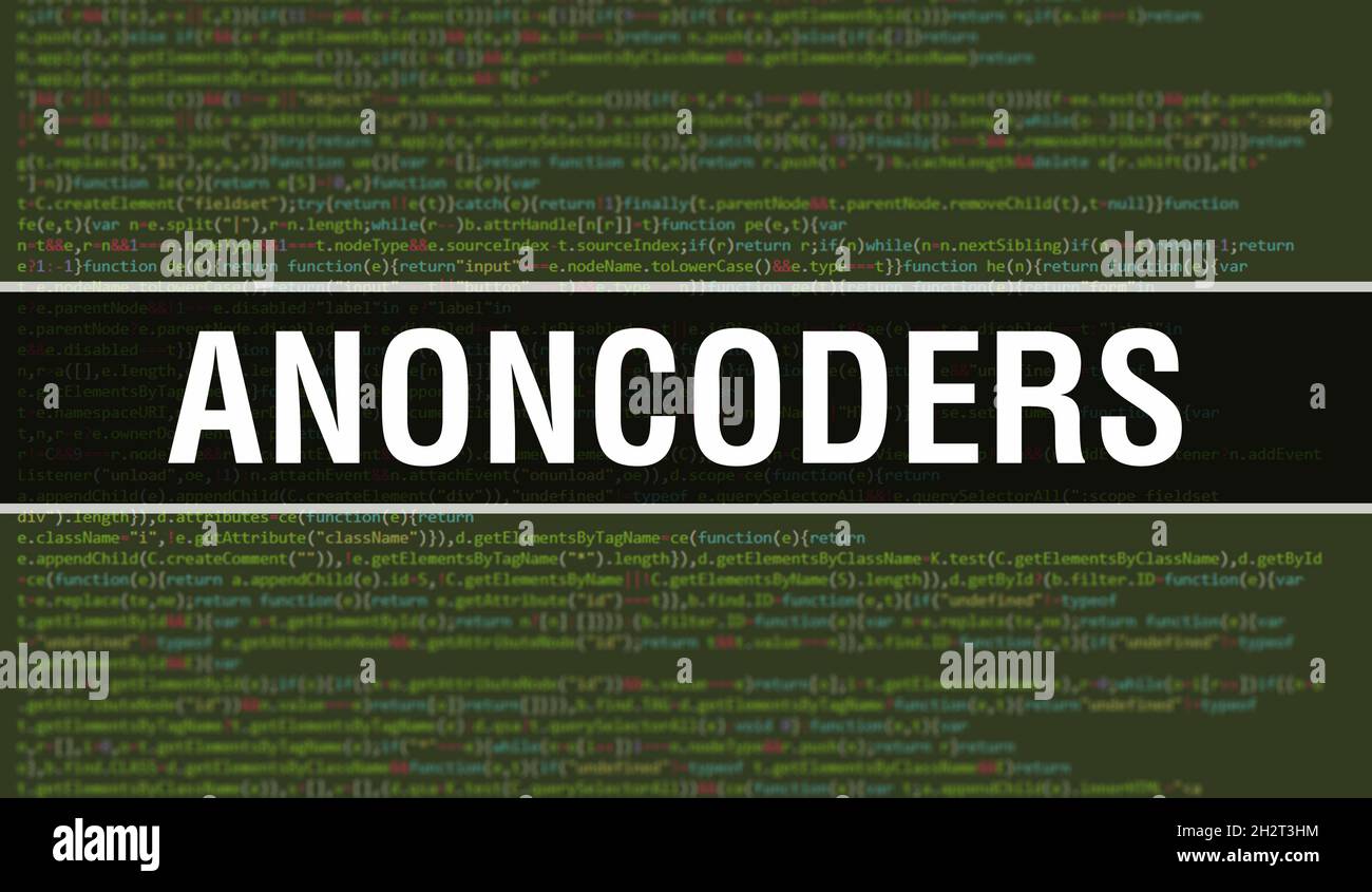 Anoncoders text hi-res stock photography and images - Alamy
