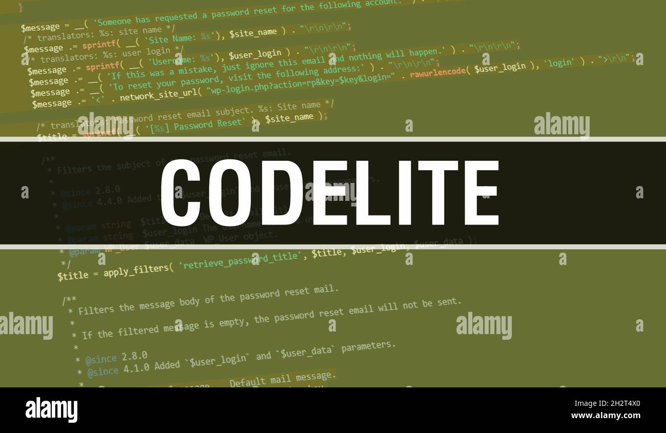 Codelite hi-res stock photography and images - Alamy