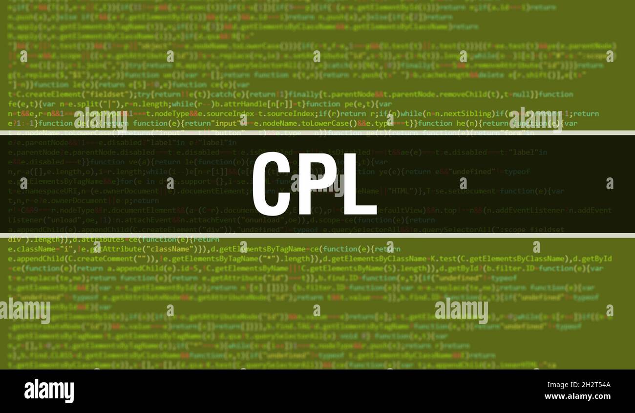CPL concept with Random Parts of Program Code. CPL with Programming ...