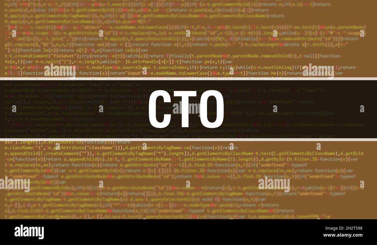 CTO concept with Random Parts of Program Code. CTO with Programming ...