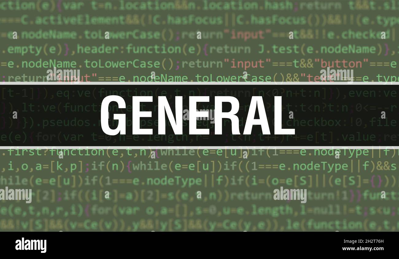 General with Abstract Technology Binary code Background.Digital binary ...