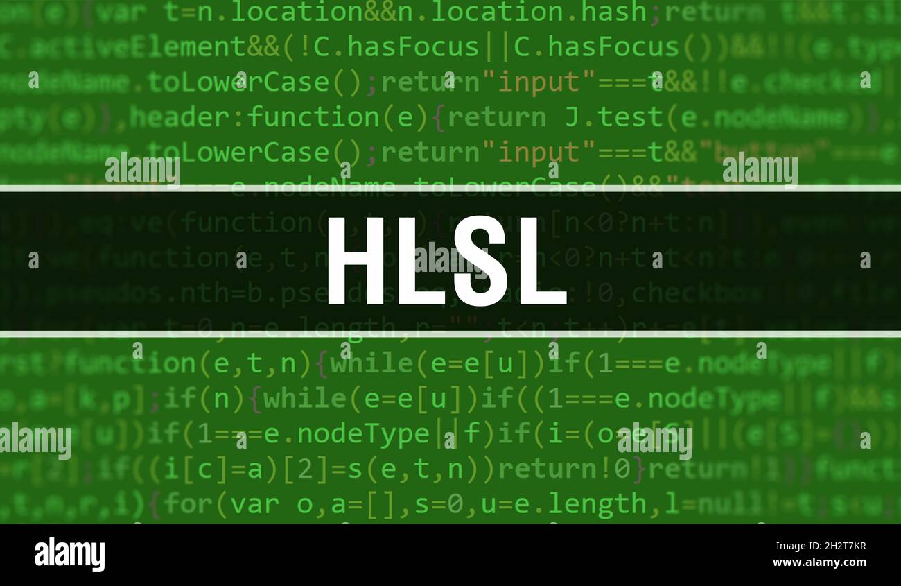 Hlsl image hi-res stock photography and images - Alamy