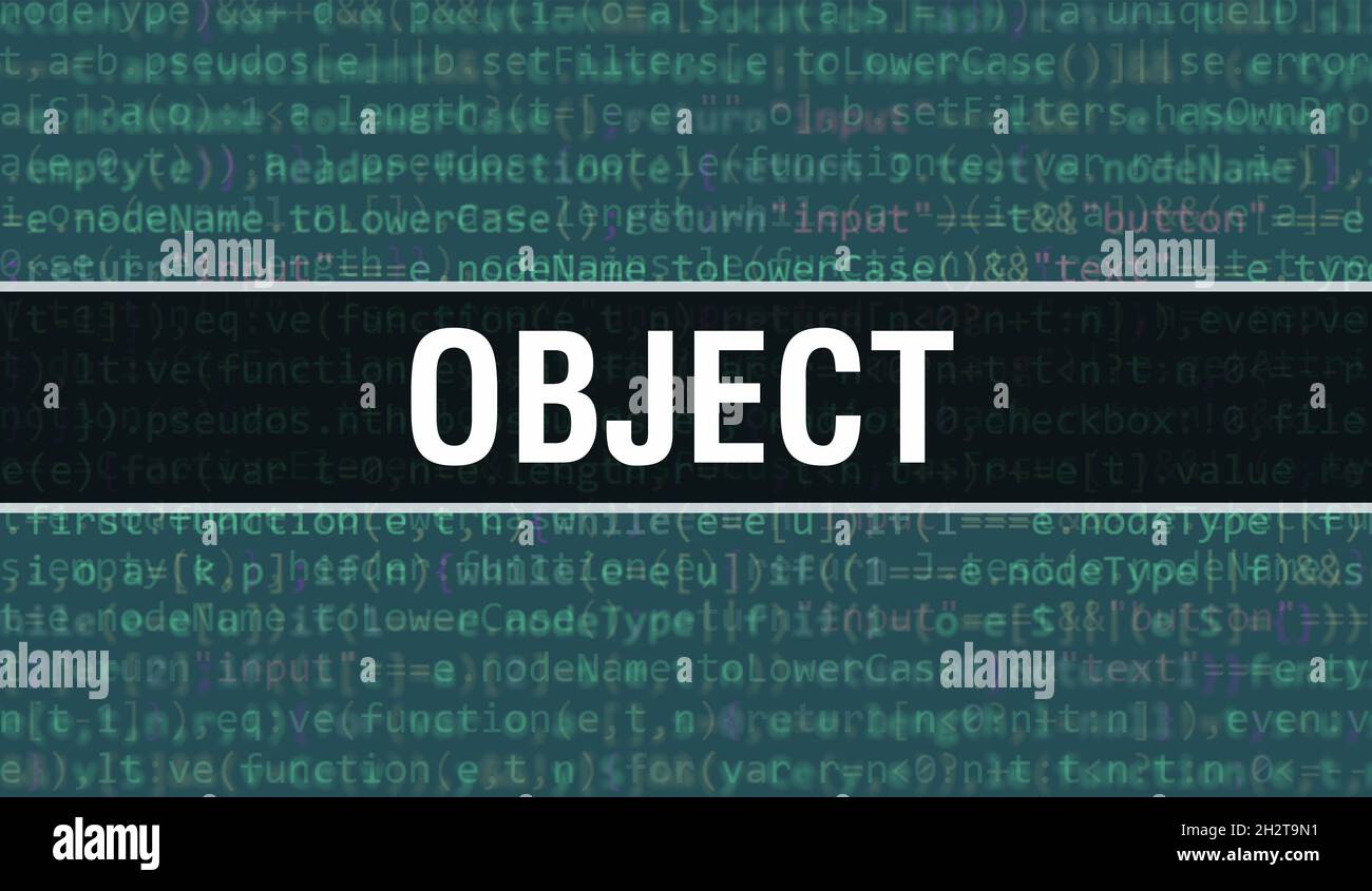 Object with Abstract Technology Binary code Background.Digital binary ...