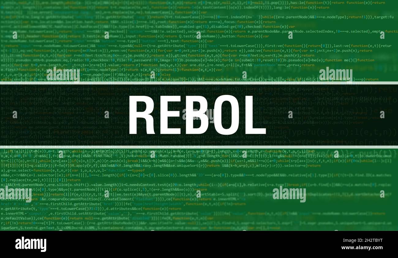 REBOL with Abstract Technology Binary code Background.Digital binary data  and Secure Data Concept. Software / Web Developer Programming Code and REBOL  Stock Photo - Alamy