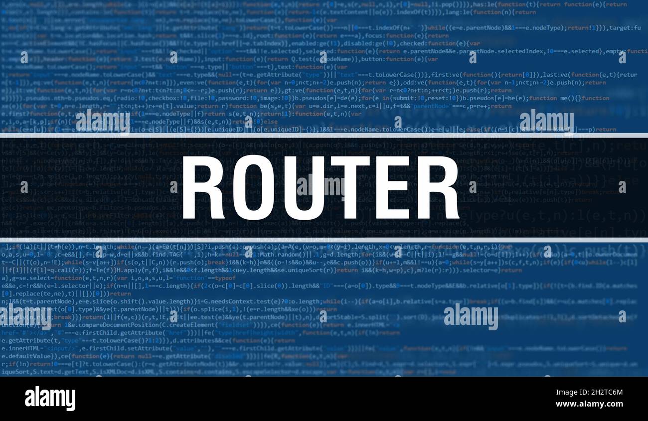 Router text hi-res stock photography and images - Alamy