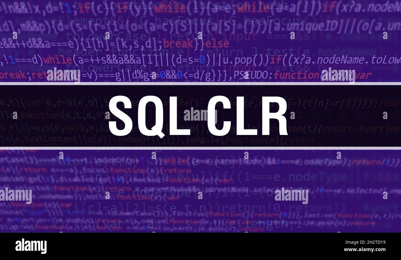 Sql clr background hi-res stock photography and images - Alamy