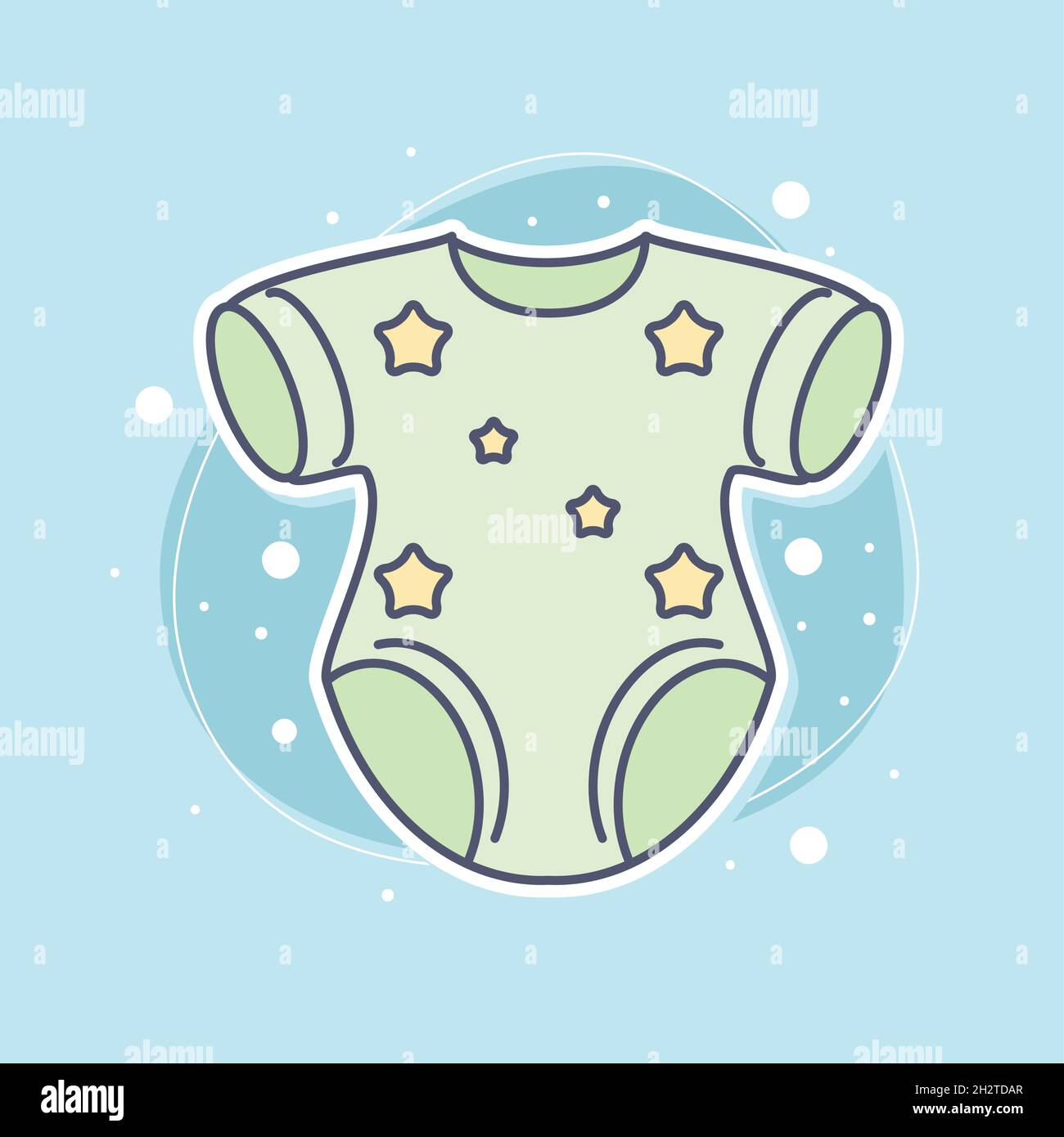baby bodysuit cartoon Stock Vector Image & Art Alamy