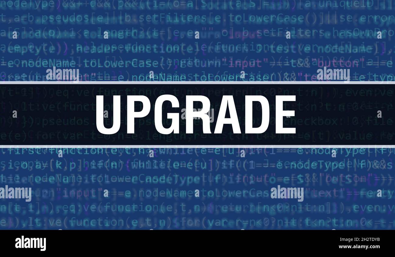 Upgrade with Digital java code text. Upgrade and Computer software ...