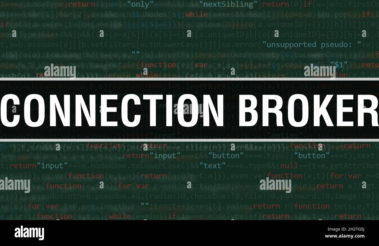 Connection broker concept with Random Parts of Program Code. Connection ...