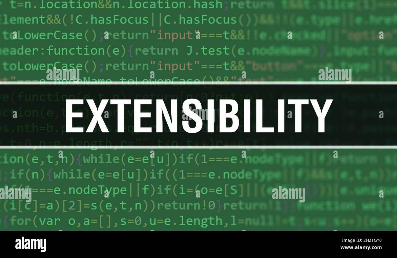 Extensibility text hi-res stock photography and images - Alamy