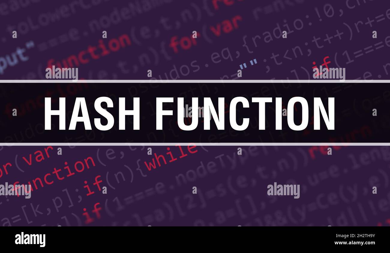 Hash function text hi-res stock photography and images - Alamy