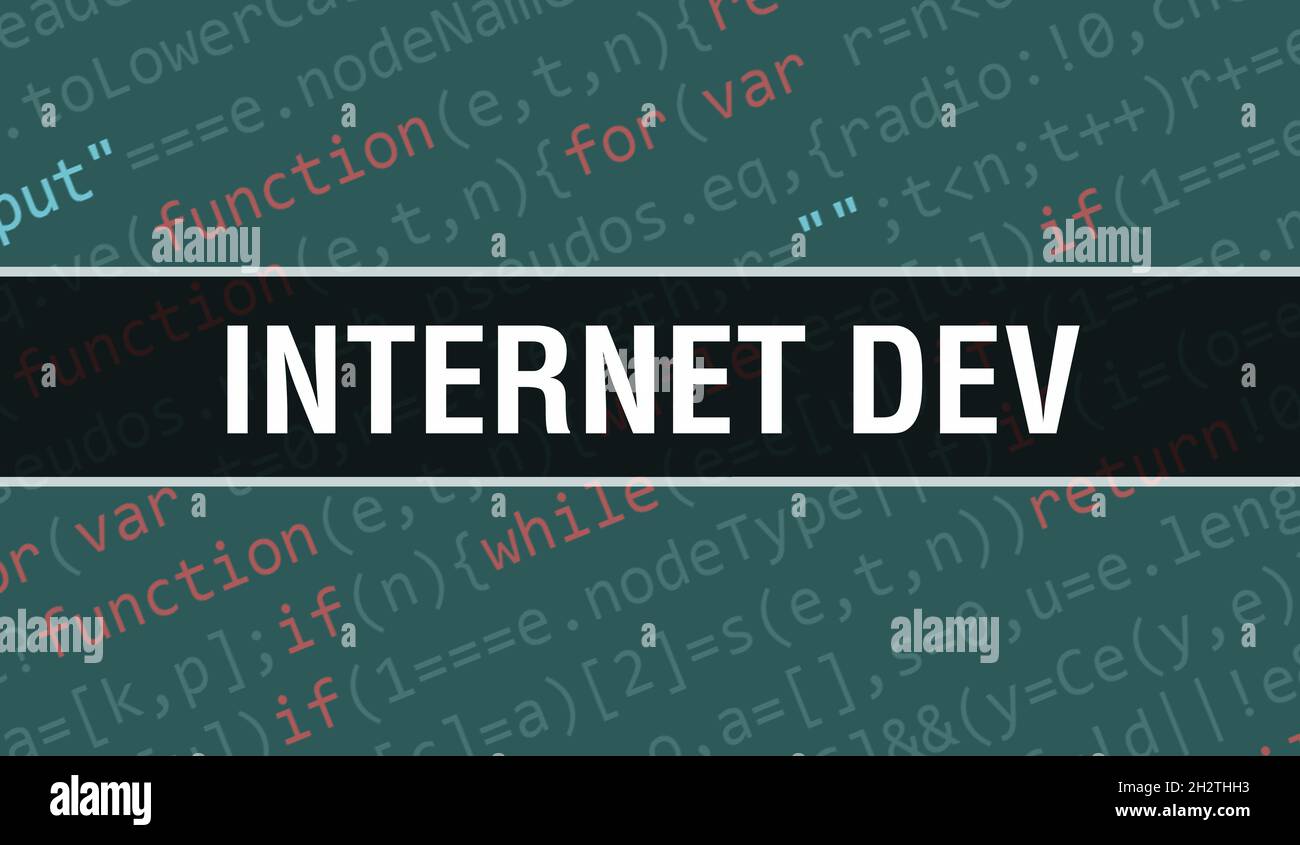 Internet dev image hi-res stock photography and images - Alamy