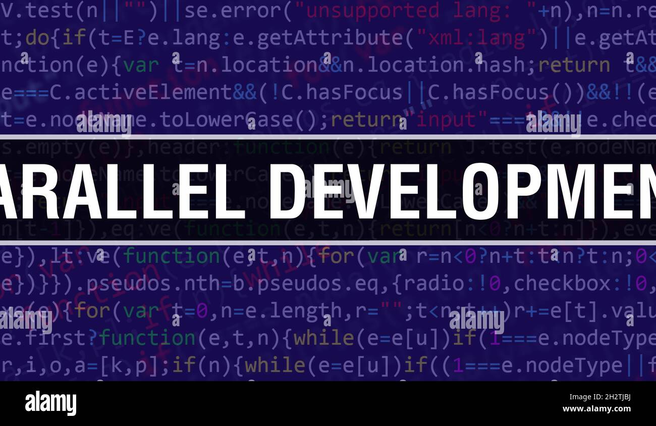 Parallel development text hi-res stock photography and images - Alamy