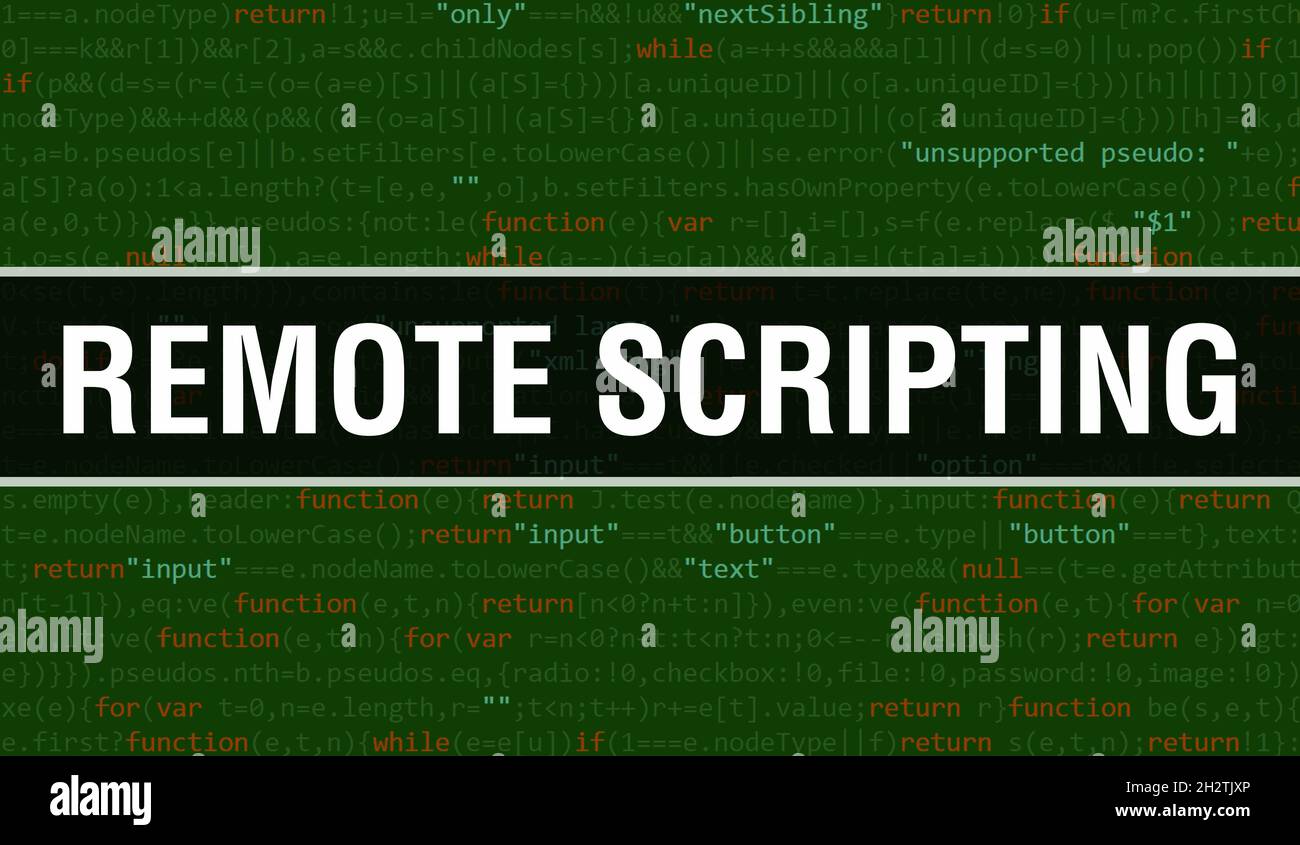 Remote scripting background hi-res stock photography and images - Alamy